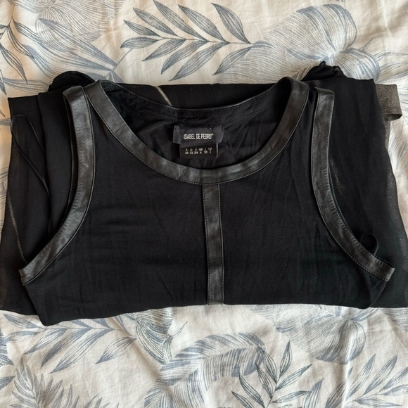 Beautiful designer black maxi dress Isabel de Pedro size 2 fits S/M VGEC - Picture 16 of 16